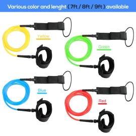 Surfboard Leash Surf Leash Stand Up Paddle Board Leash for Short Board Long Board Stand up Paddle Board