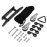 Kayak Anchor Trolley Kit with ​​​​​​​Tri-grip Rivets O-ring Cleat Rope Pad Eyes Pulleys Lashing Triangle Screws for Kayak Canoes Boat Anchoring