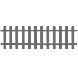  Picket Fence WPC 200x60 cm