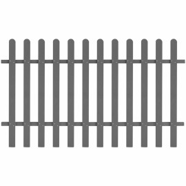  Picket Fence WPC 200x120 cm
