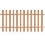  Picket Fence WPC 200x100 cm