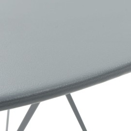  3 Piece Bistro Set Steel Grey