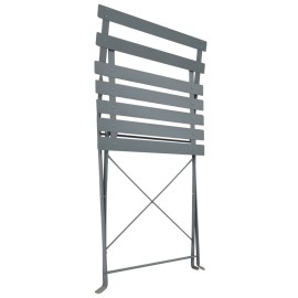  3 Piece Bistro Set Steel Grey
