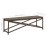 Garden Bench 120 cm Poly Rattan Brown