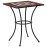 Mosaic Bistro Table Terracotta and White 60 cm Ceramic