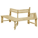 Garden Bench 240 cm Impregnated Pinewood