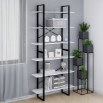  High Cabinet White 100x30x210 cm Engineered Wood
