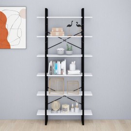  High Cabinet White 100x30x210 cm Engineered Wood