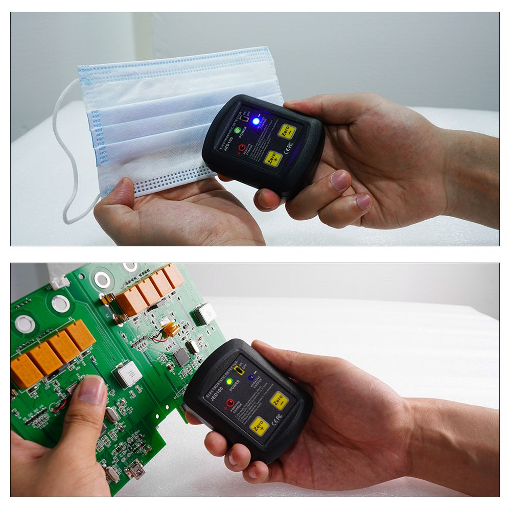 Palm-size Electrostatic Detector Portable Electrostatic Tester ...