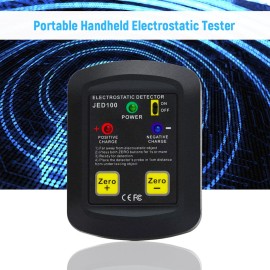 Palm-size Electrostatic Detector Portable Electrostatic Tester Electrostatic Analyzer 100V~20KV ESD Test Meter Gauge