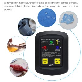 Palm-size Electrostatic Detector Portable Electrostatic Tester Electrostatic Analyzer 100V~20KV ESD Test Meter Gauge