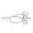 Spaceman Astronaut Shape LED Mini Night Light  Keyboard Lamp USB Charging Port Design Flexible Bendable Hose Portable for Student Office Worker Computer