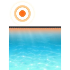 Round Pool Cover 549 cm PE Blue
