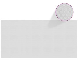 Floating PE Solar Pool Film 732x366 cm Grey