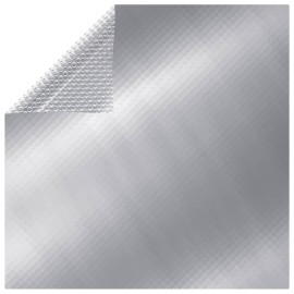 Floating Rectangular PE Solar Pool Film 10x5 m Silver
