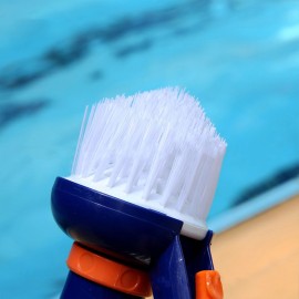 Swimming Pool Corner Steps Brush Heavy Duty Scrubbing Power Aquarium Algae Moss Cleaning Brushes Cleaner Tools for Stairs Spa Jets Walls Tiles Floors Bottom