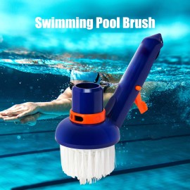 Swimming Pool Corner Steps Brush Heavy Duty Scrubbing Power Aquarium Algae Moss Cleaning Brushes Cleaner Tools for Stairs Spa Jets Walls Tiles Floors Bottom