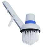 Swimming Pool Corner Steps Brush Heavy Duty Scrubbing Power Aquarium Algae Moss Cleaning Brushes Cleaner Tools for Stairs Spa Jets Walls Tiles Floors Bottom