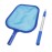 Pool Skimmer Net with Telescopic Pole Removal Leaf Rake Swimming Pool Ponds Fast Cleaning Tool with for Cleaning Above Ground Inground Pool Hot Tub Spa Pond