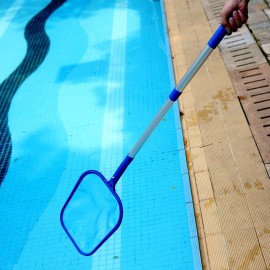 Pool Skimmer Net with Telescopic Pole Removal Leaf Rake Swimming Pool Ponds Fast Cleaning Tool with for Cleaning Above Ground Inground Pool Hot Tub Spa Pond