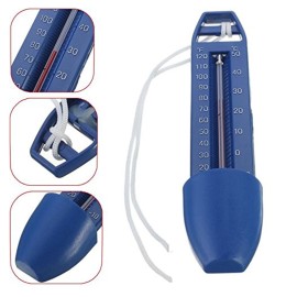 Floating Pool Thermometer Water Temperature Thermometers with String Rope for Outdoor Indoor Swimming Pools Spas Hot Tubs Fish Ponds