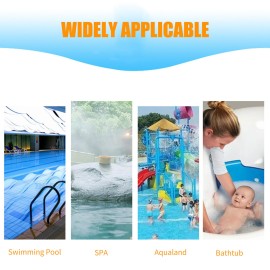 Floating Pool Thermometer Water Temperature Thermometers with String Rope for Outdoor Indoor Swimming Pools Spas Hot Tubs Fish Ponds