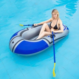Inflatable Boat Series,thick Inflatable Kayak, Fishing Boat Kayak,Single Person Water Play Outdoor Leisure Travel Fishing Boat 150cm(oars not included)