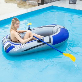 Inflatable Boat Series,thick Inflatable Kayak, Fishing Boat Kayak,Single Person Water Play Outdoor Leisure Travel Fishing Boat 150cm(oars not included)