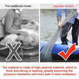 Inflatable Boat Series,thick Inflatable Kayak, Fishing Boat Kayak,Single Person Water Play Outdoor Leisure Travel Fishing Boat 150cm(oars not included)