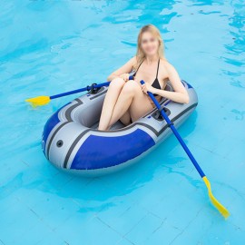 Inflatable Boat Series,thick Inflatable Kayak, Fishing Boat Kayak,Single Person Water Play Outdoor Leisure Travel Fishing Boat 150cm(oars not included)