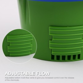 8 Inch Pool Chemical Dispenser Adjustable Floating Chlorine Tablets Dispenser Spa Chemical Dispenser for Swimming Pools Spas Hot Tubs Fish Ponds
